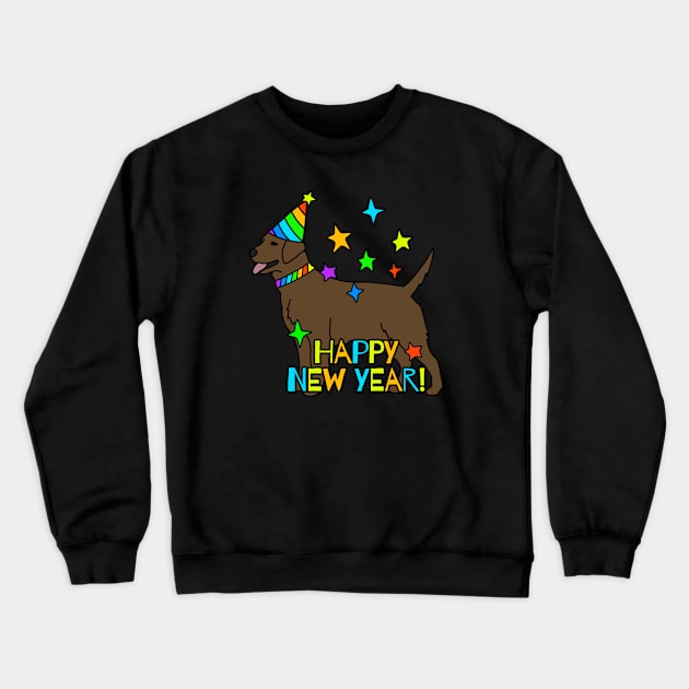 Happy New Year Crewneck Sweatshirt by Kelly Louise Art